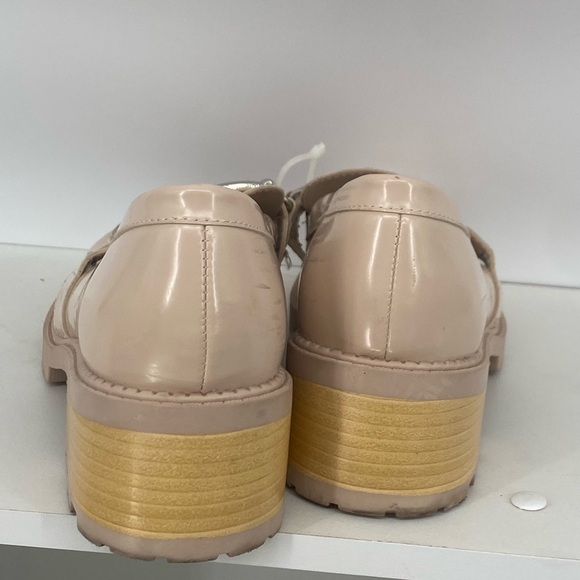 Marc Fisher Patent Cream Loafers - Picture 2 of 5